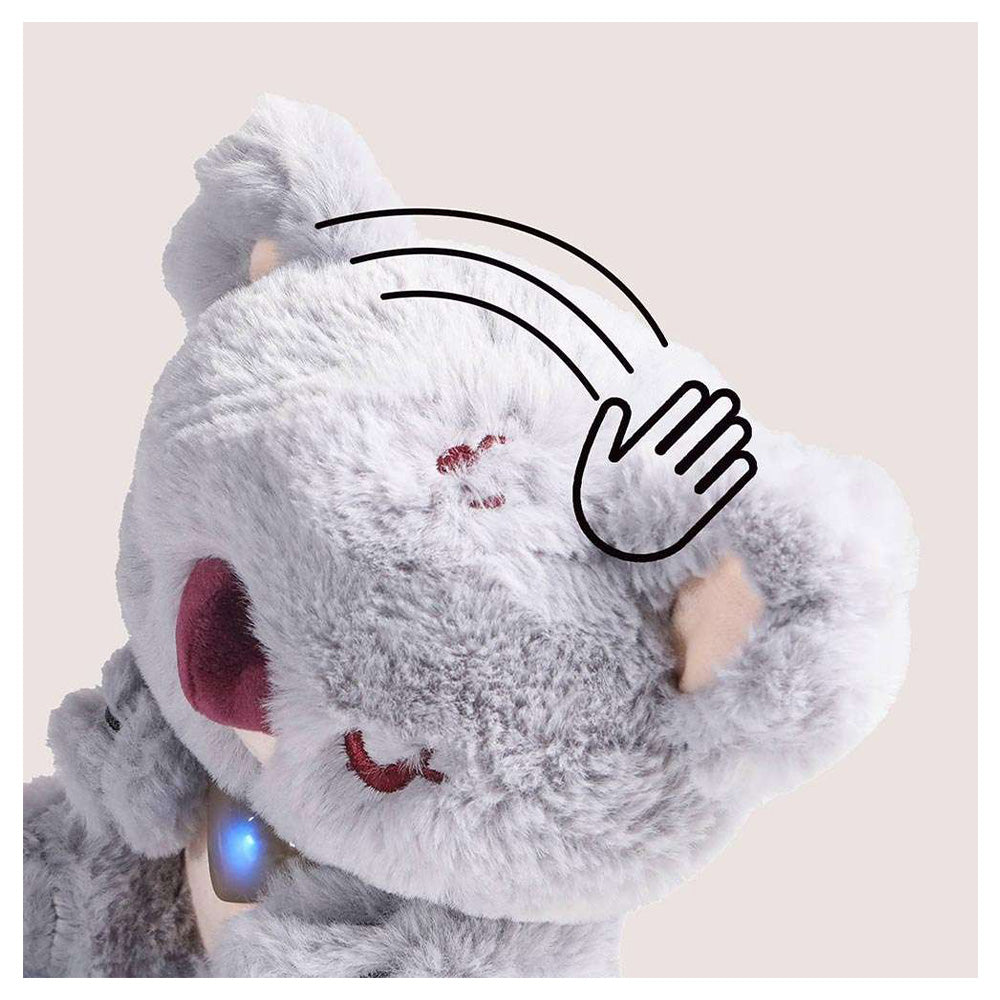 Top Bright Care Pets Baby Koala Λούτρινο Διαδραστικό Κοάλα με Ξύλινο Καρεκλάκι Φροντίδας