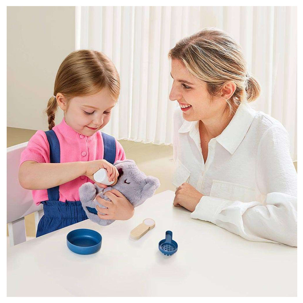 Top Bright Care Pets Baby Koala Λούτρινο Διαδραστικό Κοάλα με Ξύλινο Καρεκλάκι Φροντίδας