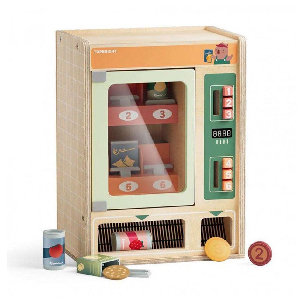 TopBright Gourmet Pretend Play Shop & Go Ξύλινος Αυτόματος Πωλητής