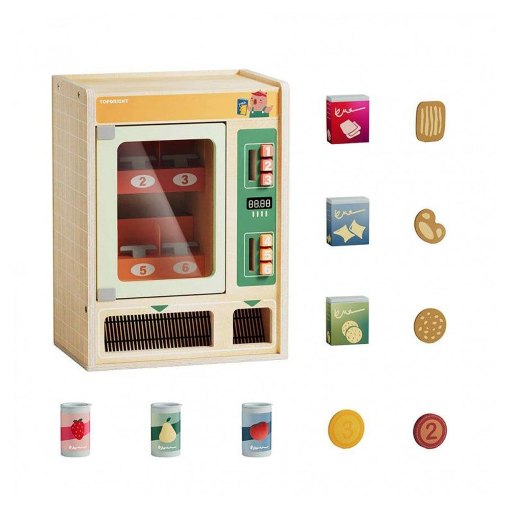 TopBright Gourmet Pretend Play Shop & Go Ξύλινος Αυτόματος Πωλητής