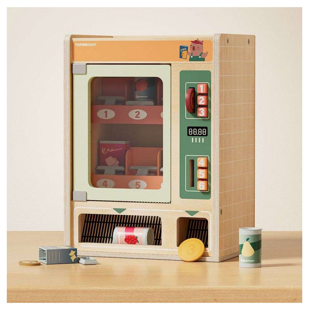 TopBright Gourmet Pretend Play Shop & Go Ξύλινος Αυτόματος Πωλητής