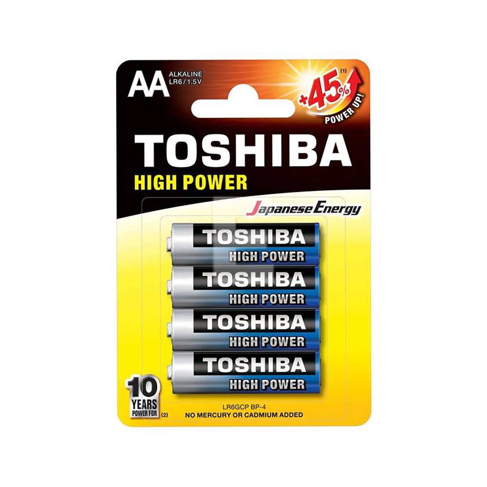 TOSHIBAToshiba Μπαταρίες ΑΑ 4Τμχpapell.gr