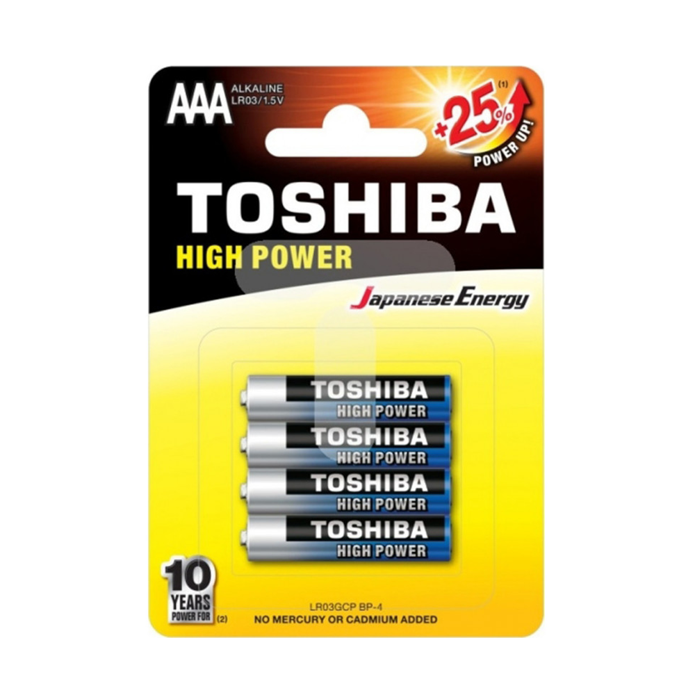 Toshiba Μπαταρίες ΑΑΑ 4Τμχ
