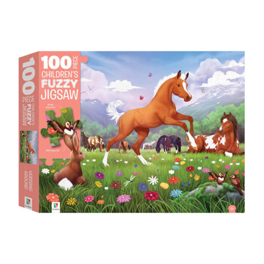 HINKLERTouch and Feel: Horsing Around Fuzzy Jigsaw 100Τμχpapell.gr