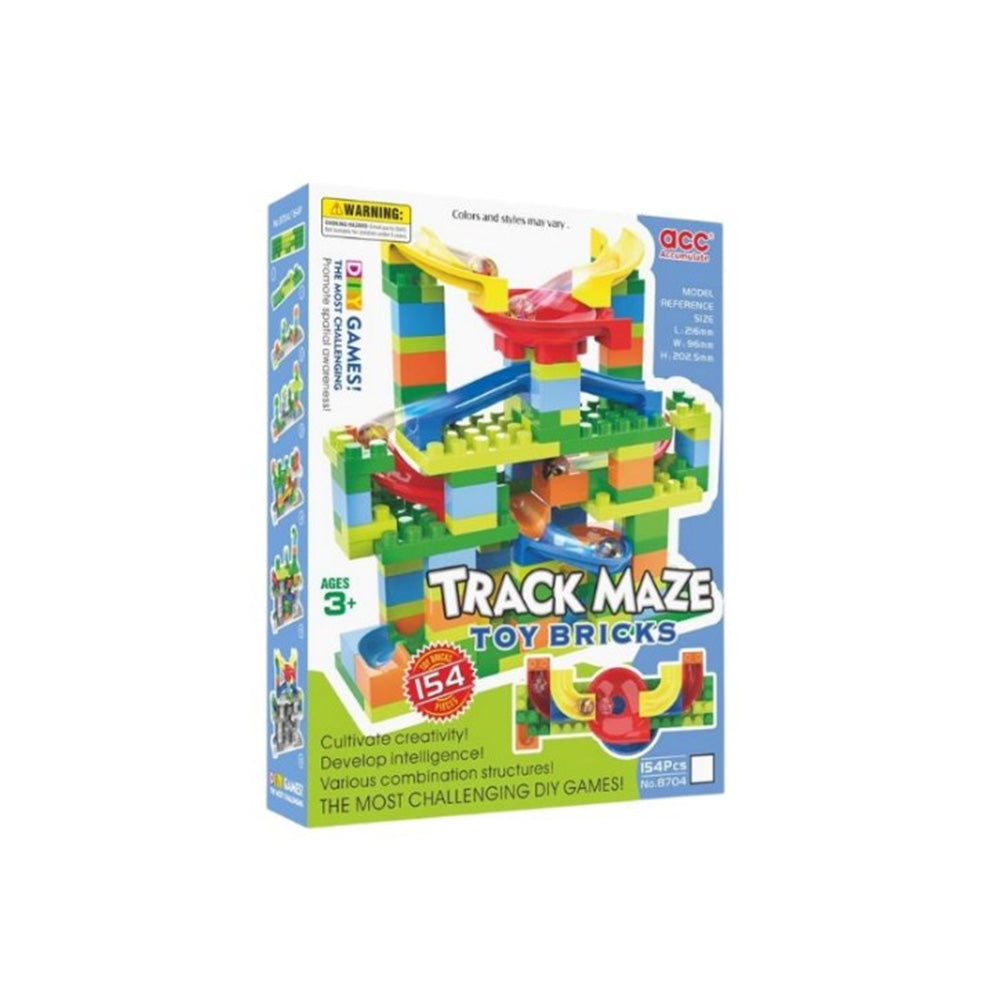 Τουβλάκια Κατασκευών Πίστα-Λαβύρινθος 154τμχ