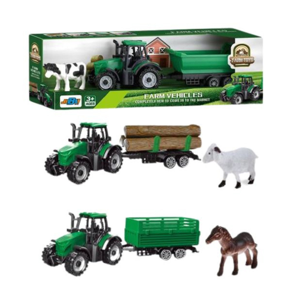 TrademarktΌχημα Τρακτέρ Με Καρότσα & Ζωάκι 19x4,5x5 εκ 3 Σχέδια - 1 Τμχpapell.gr