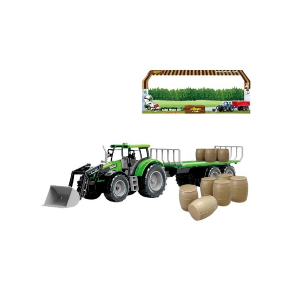 Τρακτέρ Friction Με Καρότσα Με Βαρέλια 50εκ