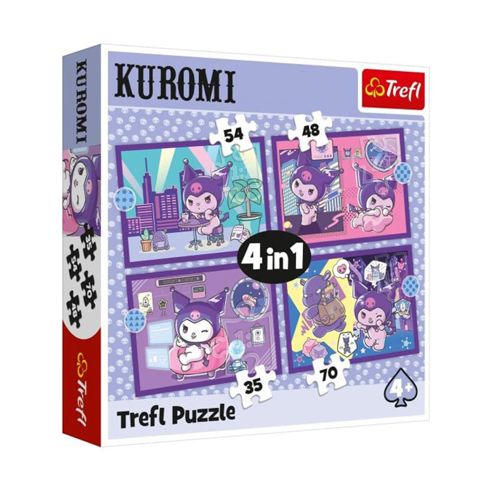 Trefl Puzzle Παιδικό Kuromi 4 in 1  (54/48/35/70Τμχ)