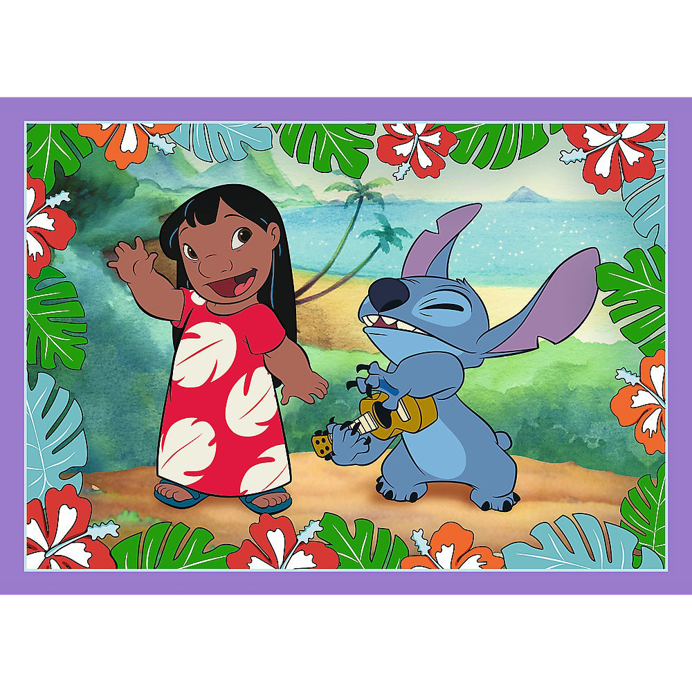 Trefl Puzzle 4 In 1 Disney Lilo & Stitch (54/48/35/70 Τμχ) 
