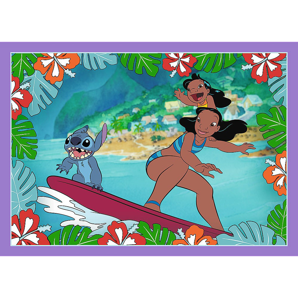 Trefl Puzzle 4 In 1 Disney Lilo & Stitch (54/48/35/70 Τμχ) 