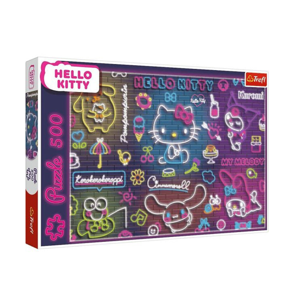 Trefl Puzzle Neon Hello Kitty 500Τμχ