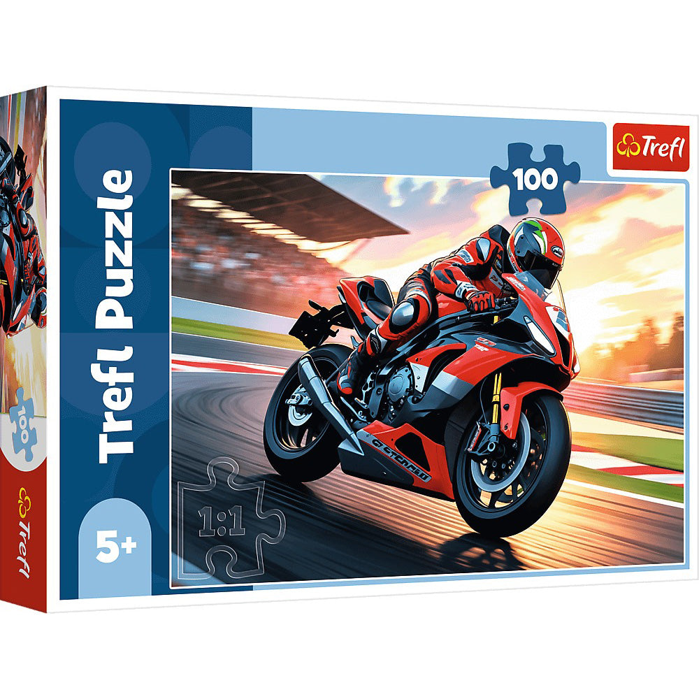 Trefl Puzzle Παιδικό Fast Motorbike 100Tμχ