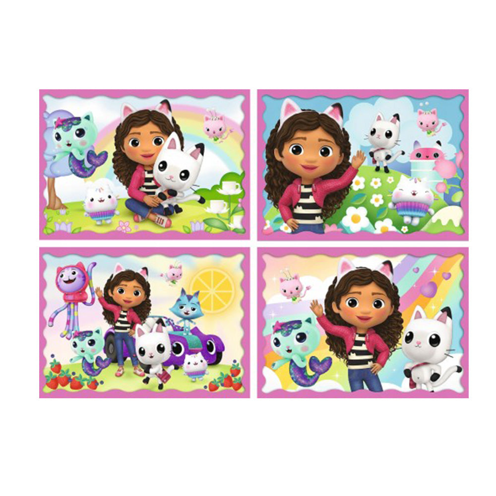 Trefl Puzzle 4 In 1 (54/48/35/70Pcs)  Gabby's Dollhouse