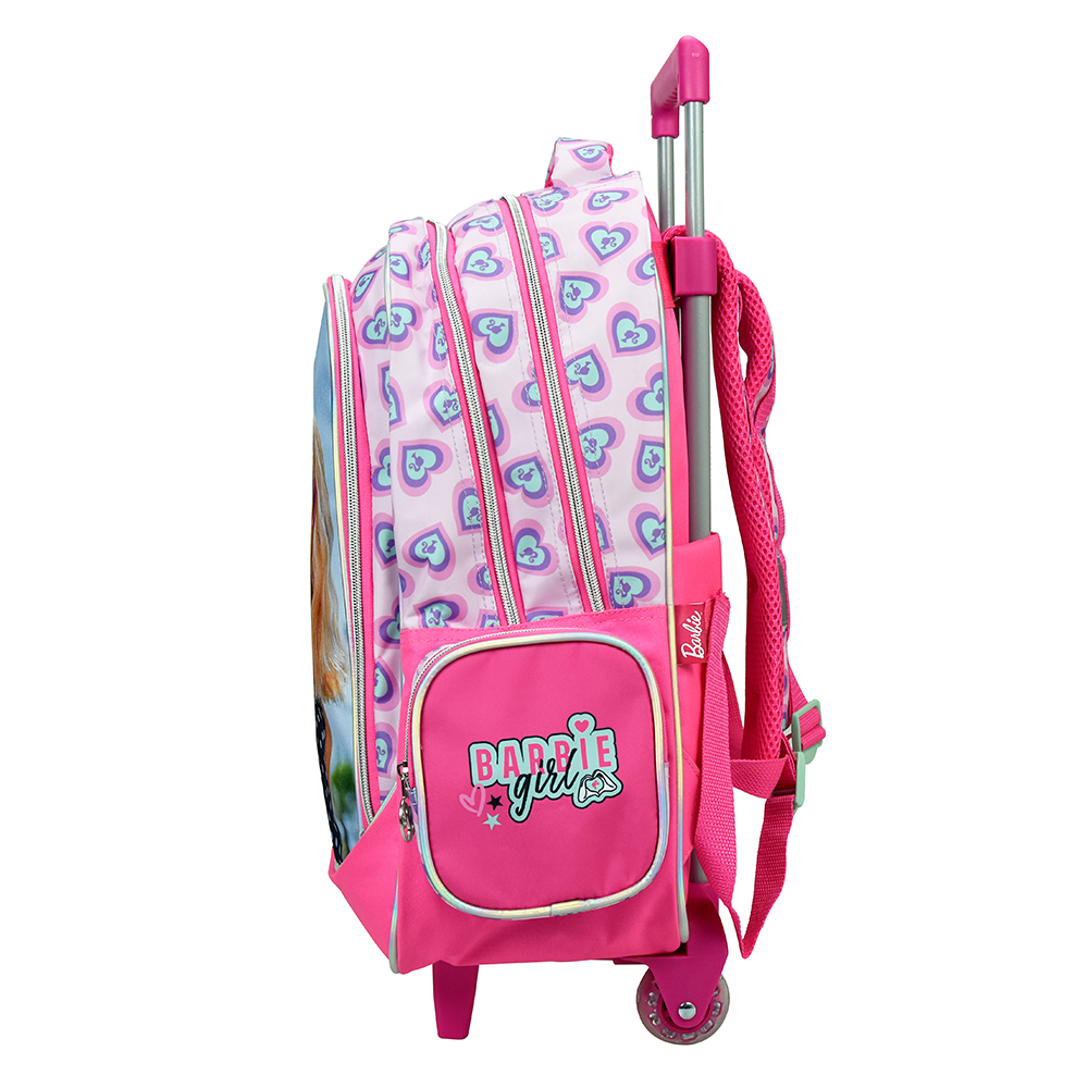 Gim Σχολική Τσάντα Τρόλεϊ Δημοτικού Barbie Holographic 35x20x46 εκ
