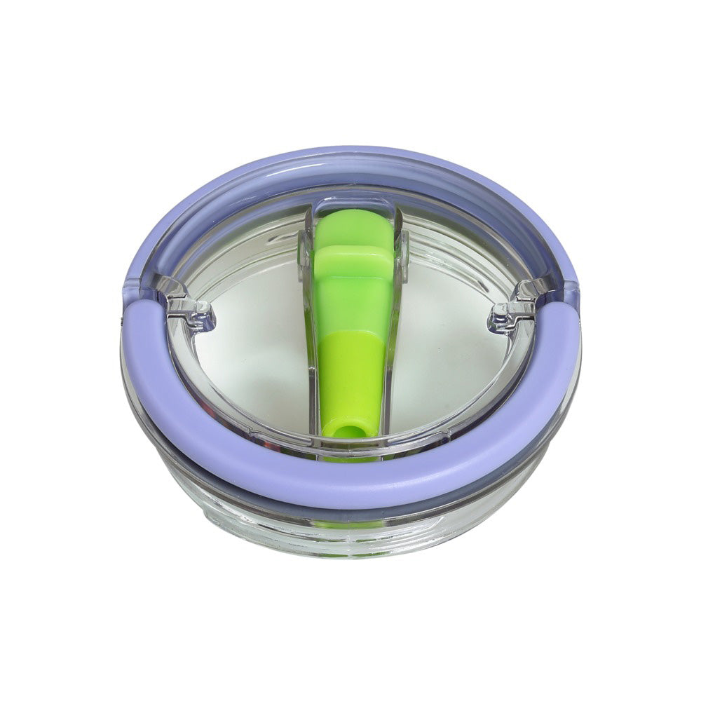 Ecolife Tumbler 2Handles Lid Blue Purple 900ml