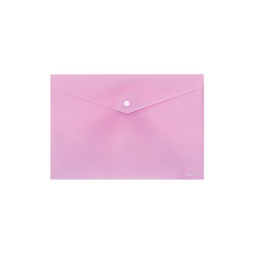 Typotrust Φάκελος με Κουμπί Α4 Pastel