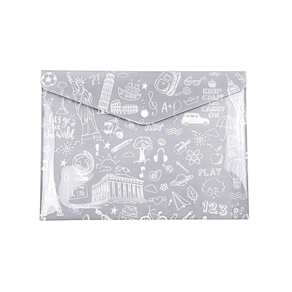 TYPOTRUSTΦάκελος Με Κουμπί Doodle Α4papell.gr