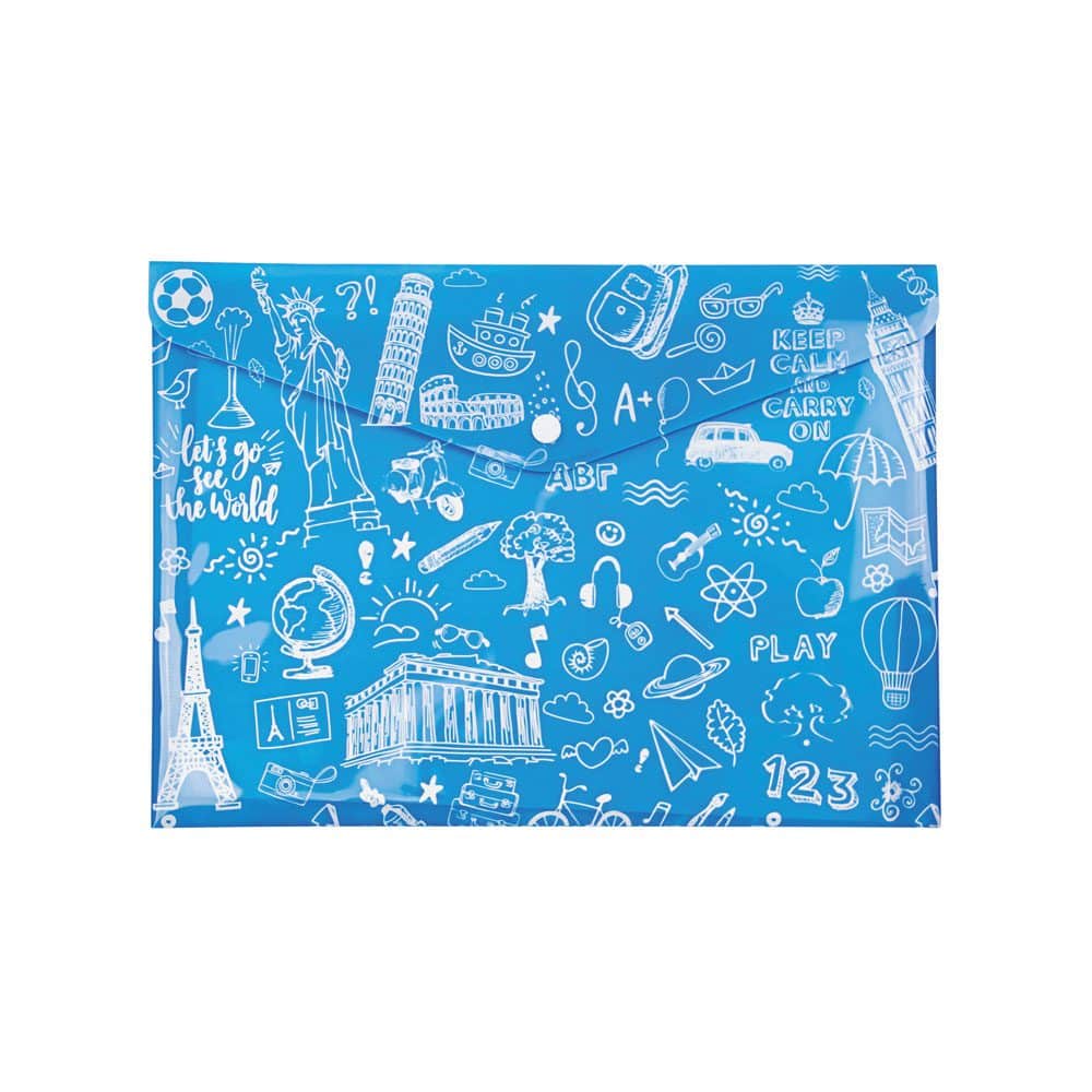 TYPOTRUSTΦάκελος Με Κουμπί Doodle Α4papell.gr