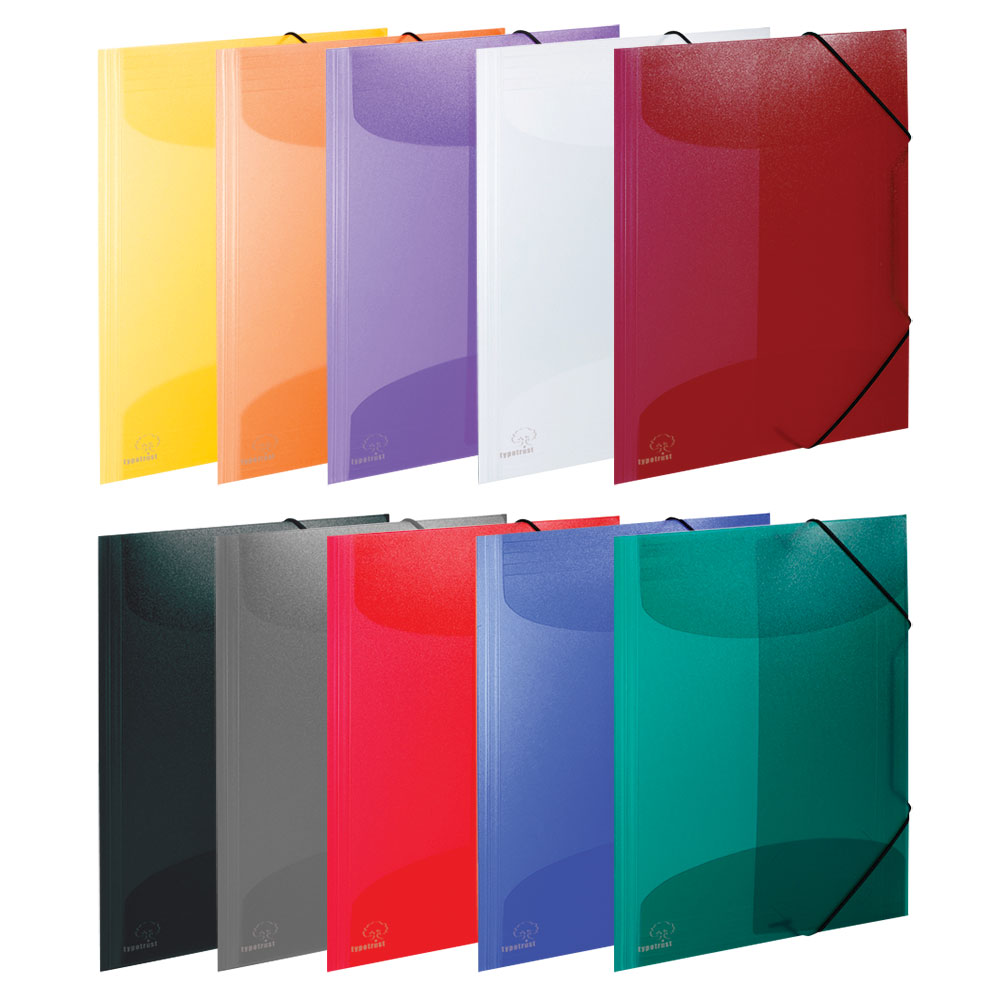 Typotrust Ντοσιέ Α4 με Λάστιχο PP 23x32 εκ