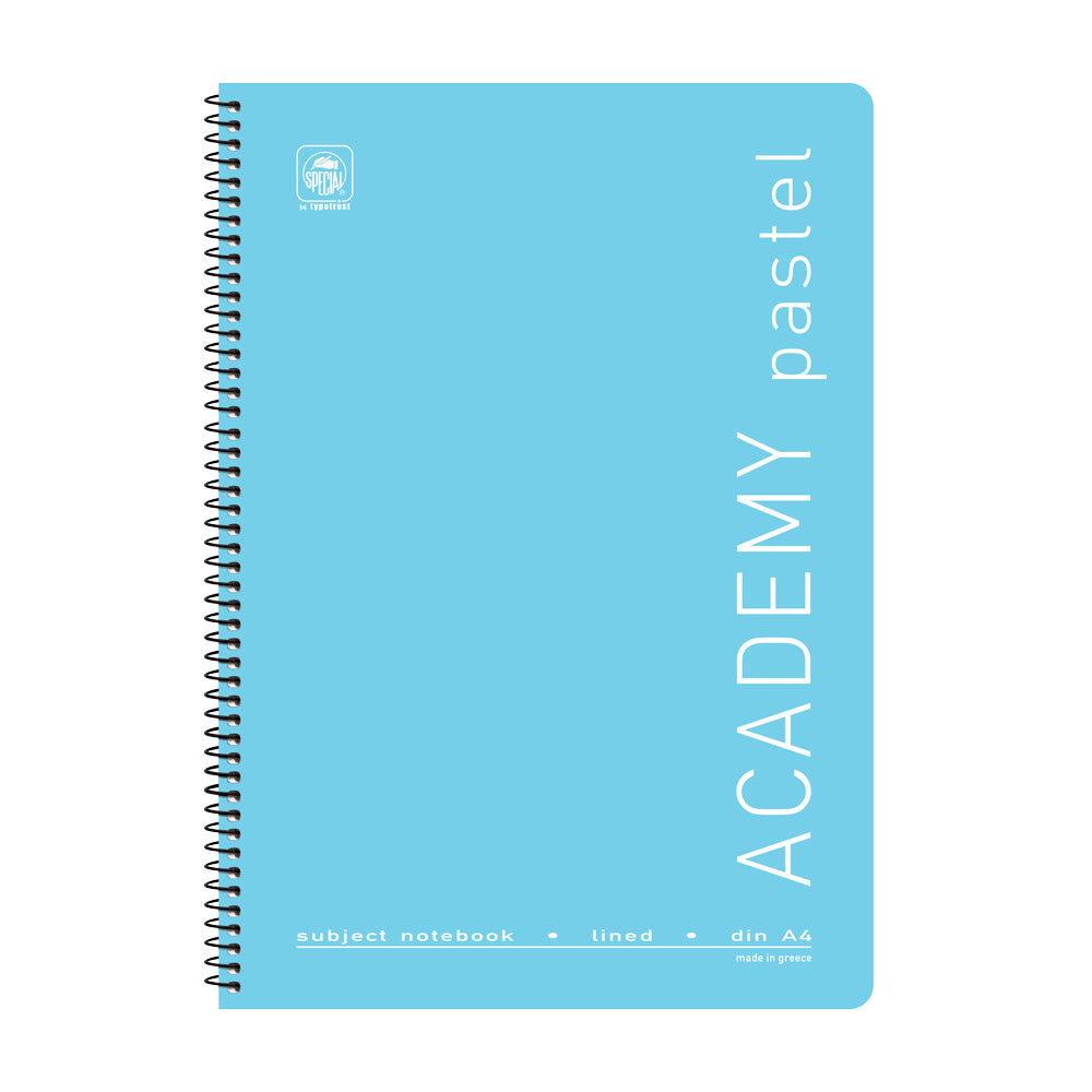Typotrust Τετράδιο Σπιράλ Academy Pastel 