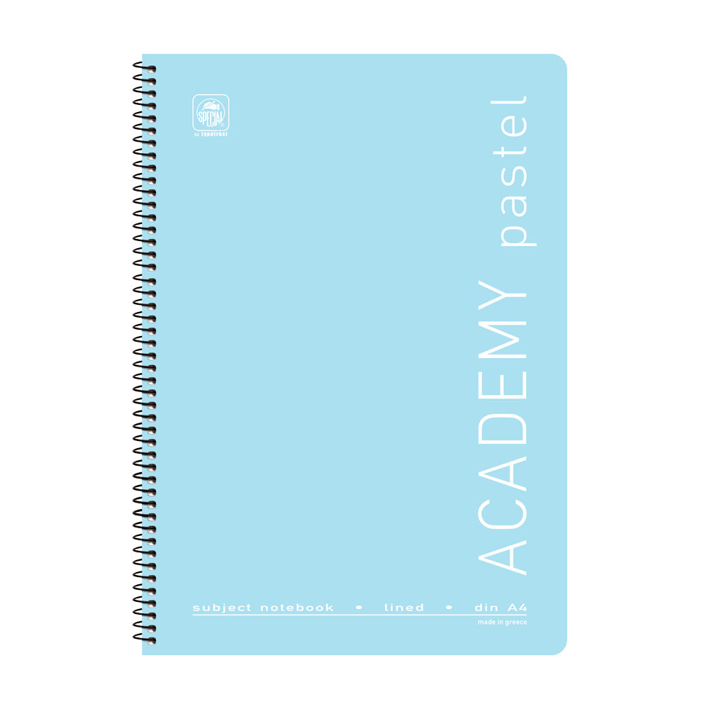 Typotrust Τετράδιο Σπιράλ Academy Pastel 