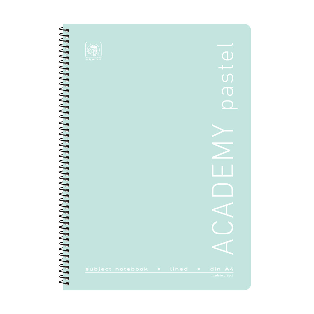 Typotrust Τετράδιο Σπιράλ Academy Pastel 