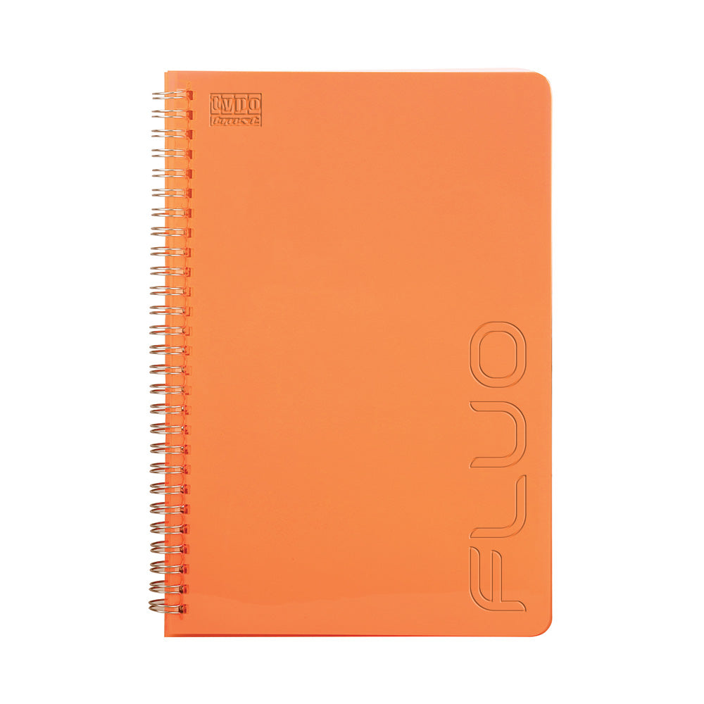Typotrust Τετράδιο Σπιράλ Fluo Ριγέ 80 Φύλλων