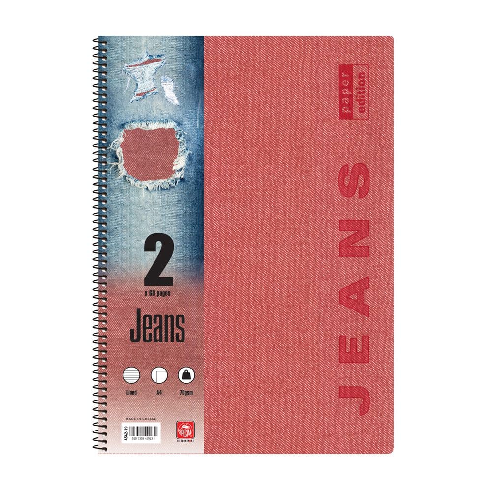 TYPOTRUSTTypotrust Τετράδιο Σπιράλ Jeanspapell.gr