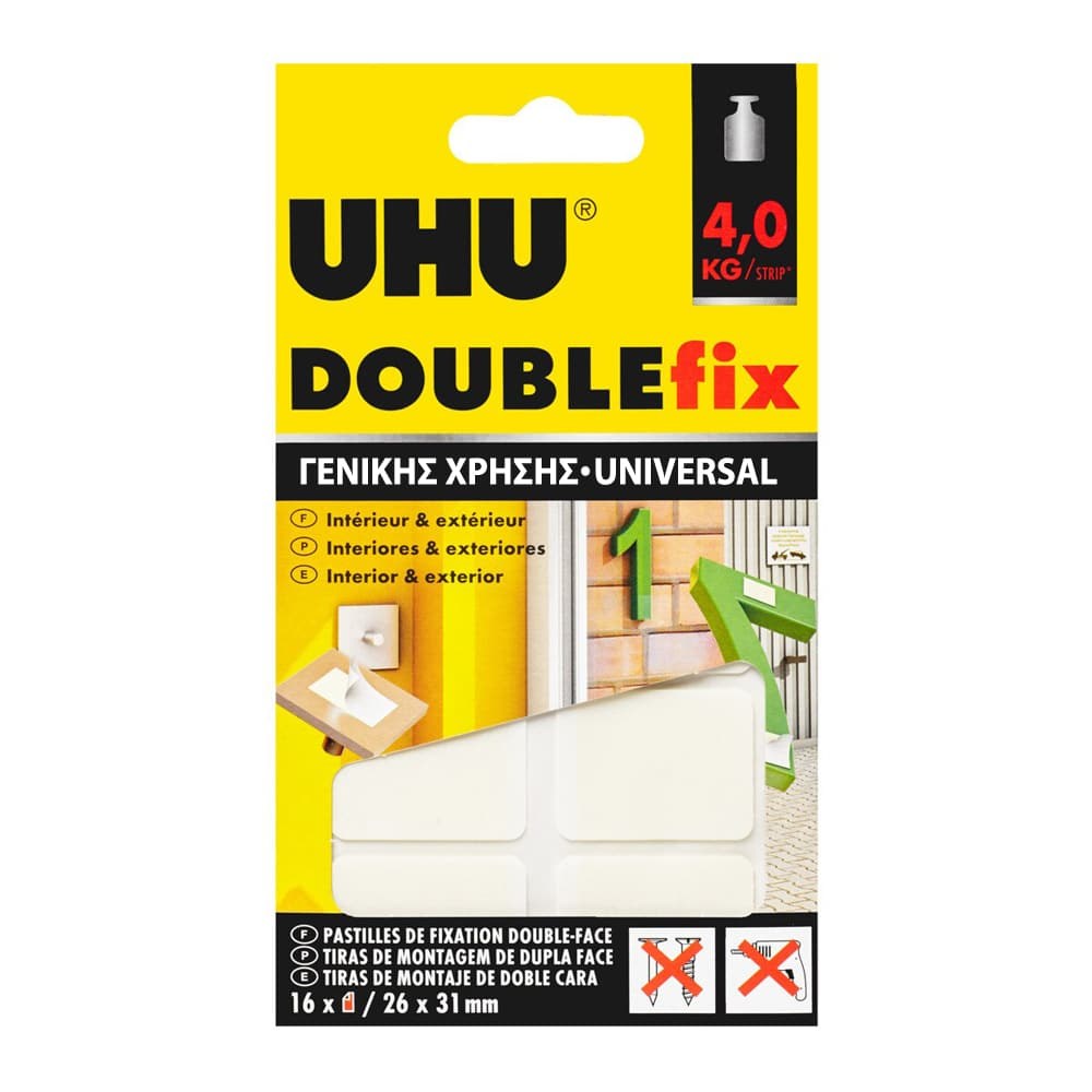 Uhu Doublefix Διπλης Οψης Extreme 4Kg