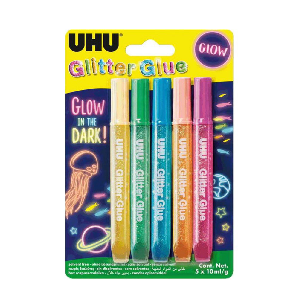 Uhu Glitter Glue Glow In The Dark