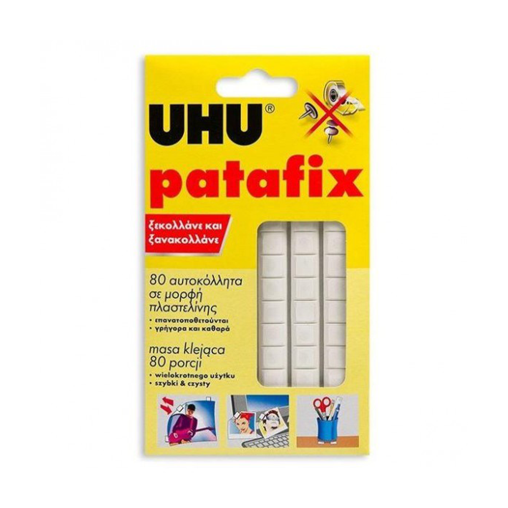 Uhu Patafix Λευκό 80 τμχ