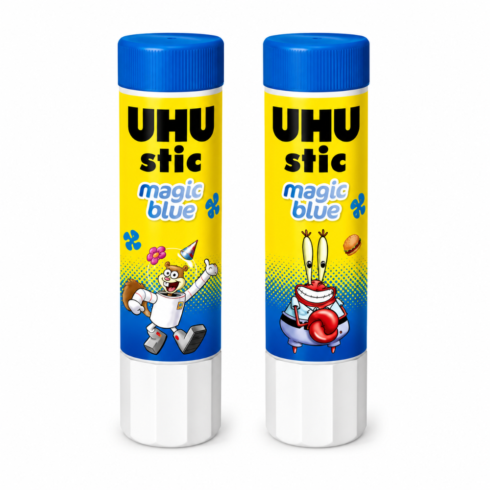 Uhu Κόλλα Stic Magic Blue Spongebob Squarepants 8.2gr