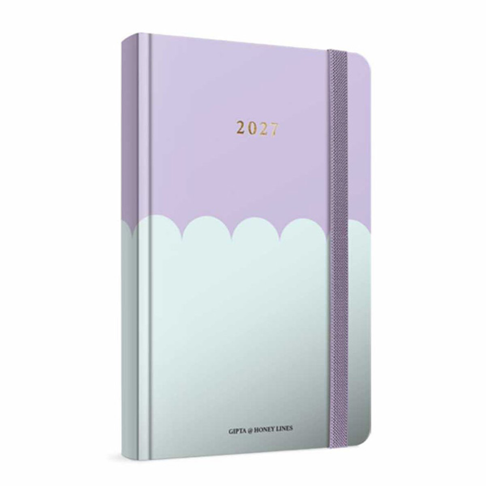 Unipap Ημερήσιο Ημερολόγιο 2027 Honey Lines 17x24 εκ