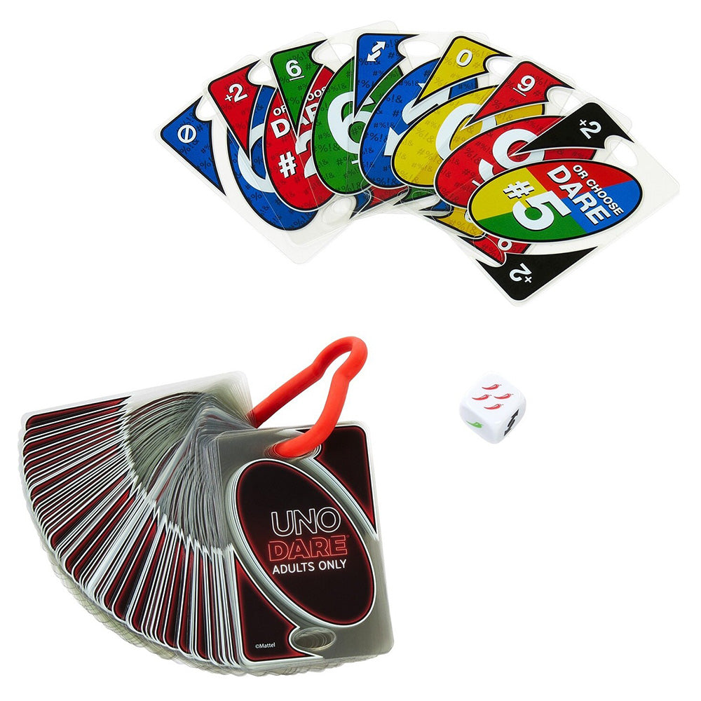 Mattel UNO Dare – Επιτραπέζιο Παιχνίδι με Κάρτες & Προκλήσεις για Ενήλικες
