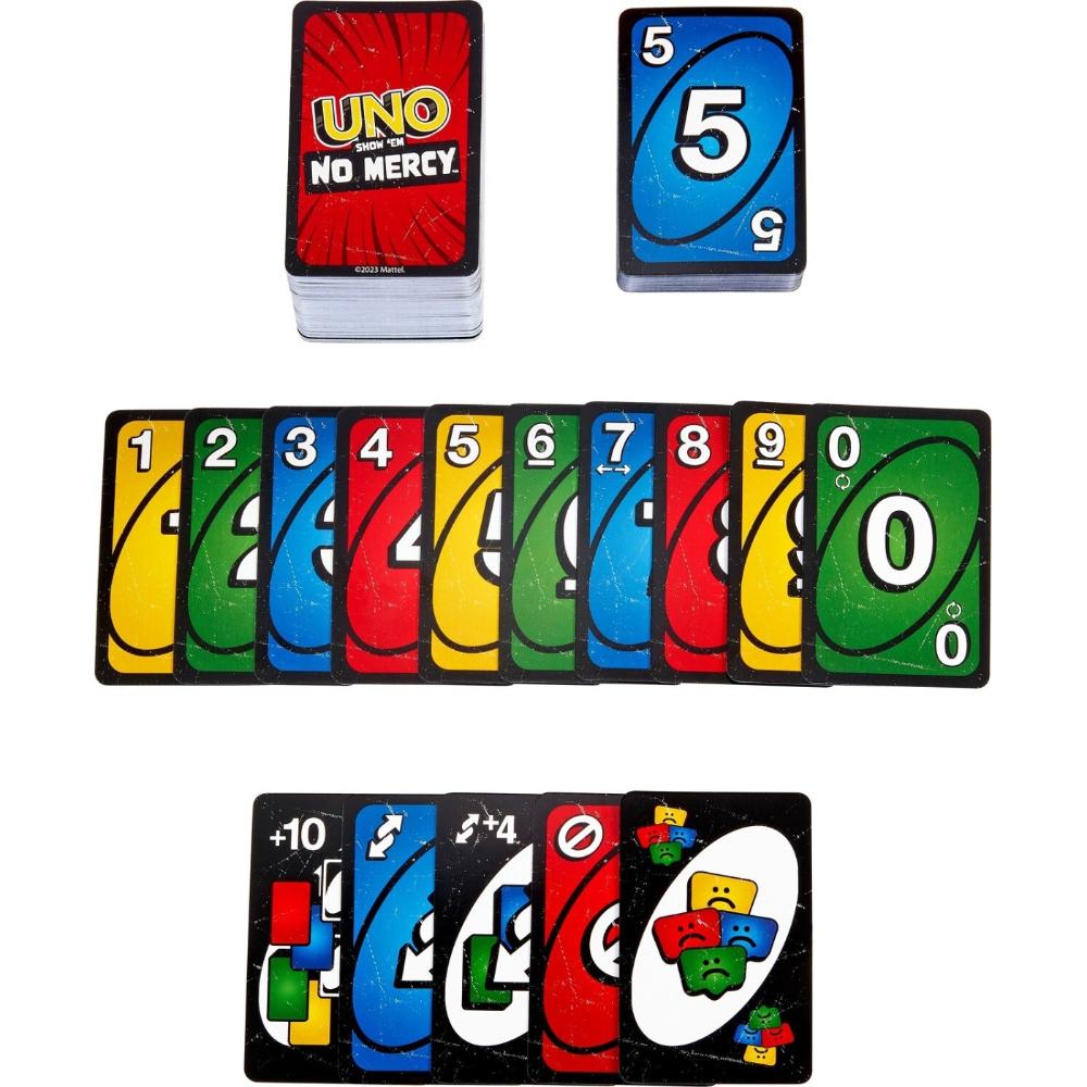 Uno No Mercy Card Game