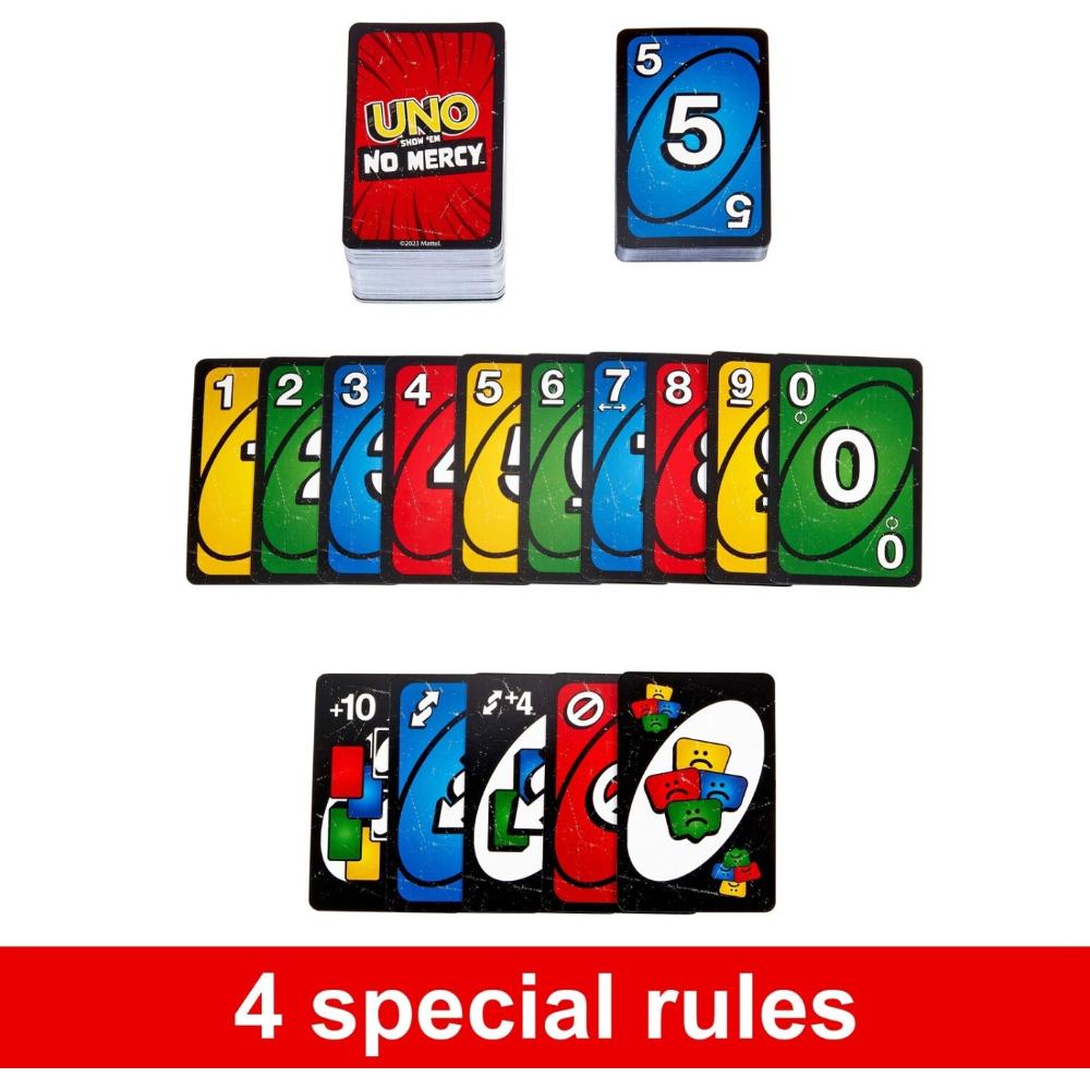 Uno No Mercy Card Game