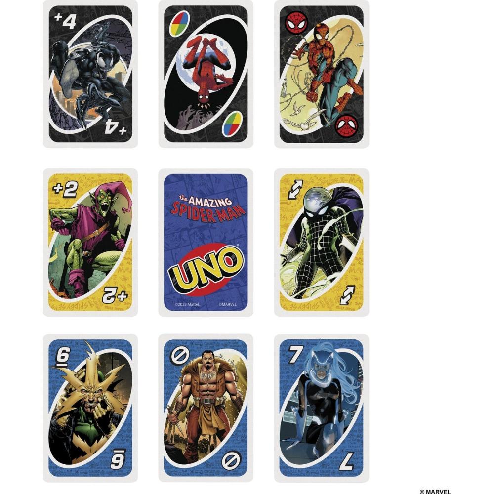 Uno The Amazing Spiderman Card Game