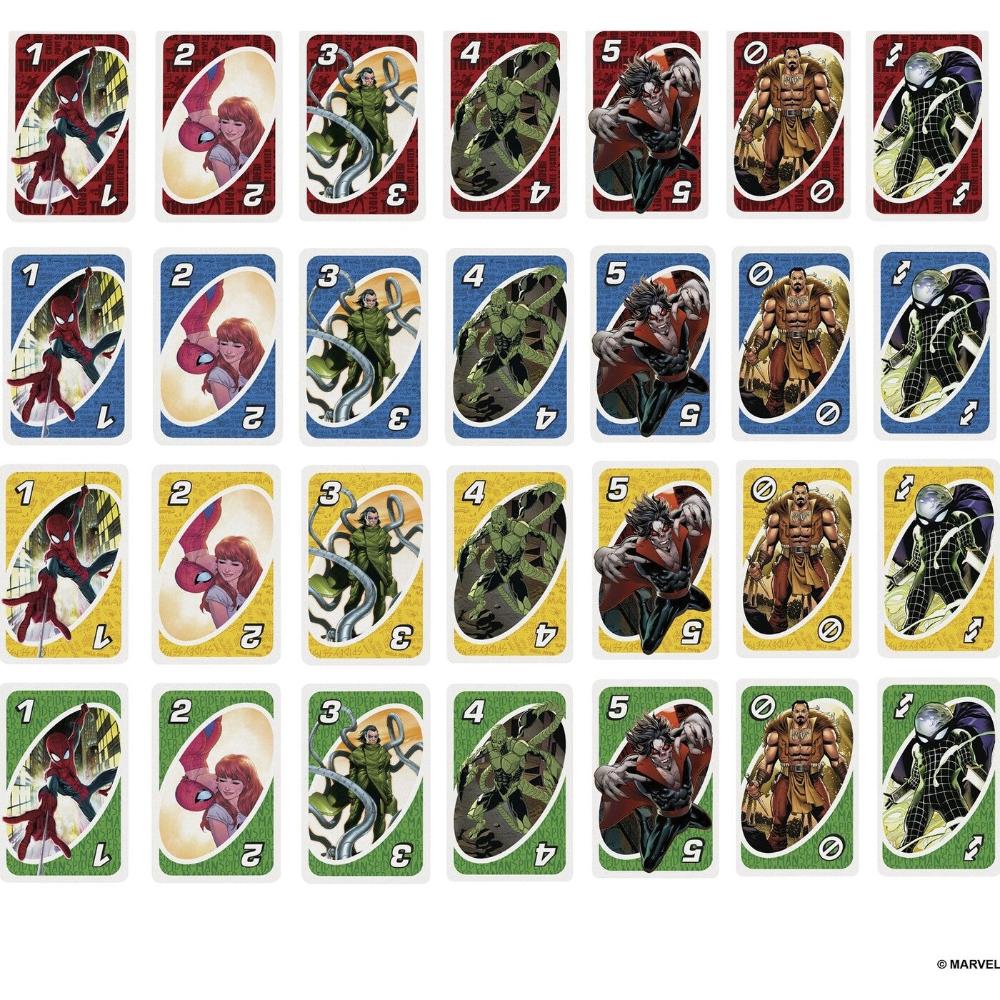 Uno The Amazing Spiderman Card Game