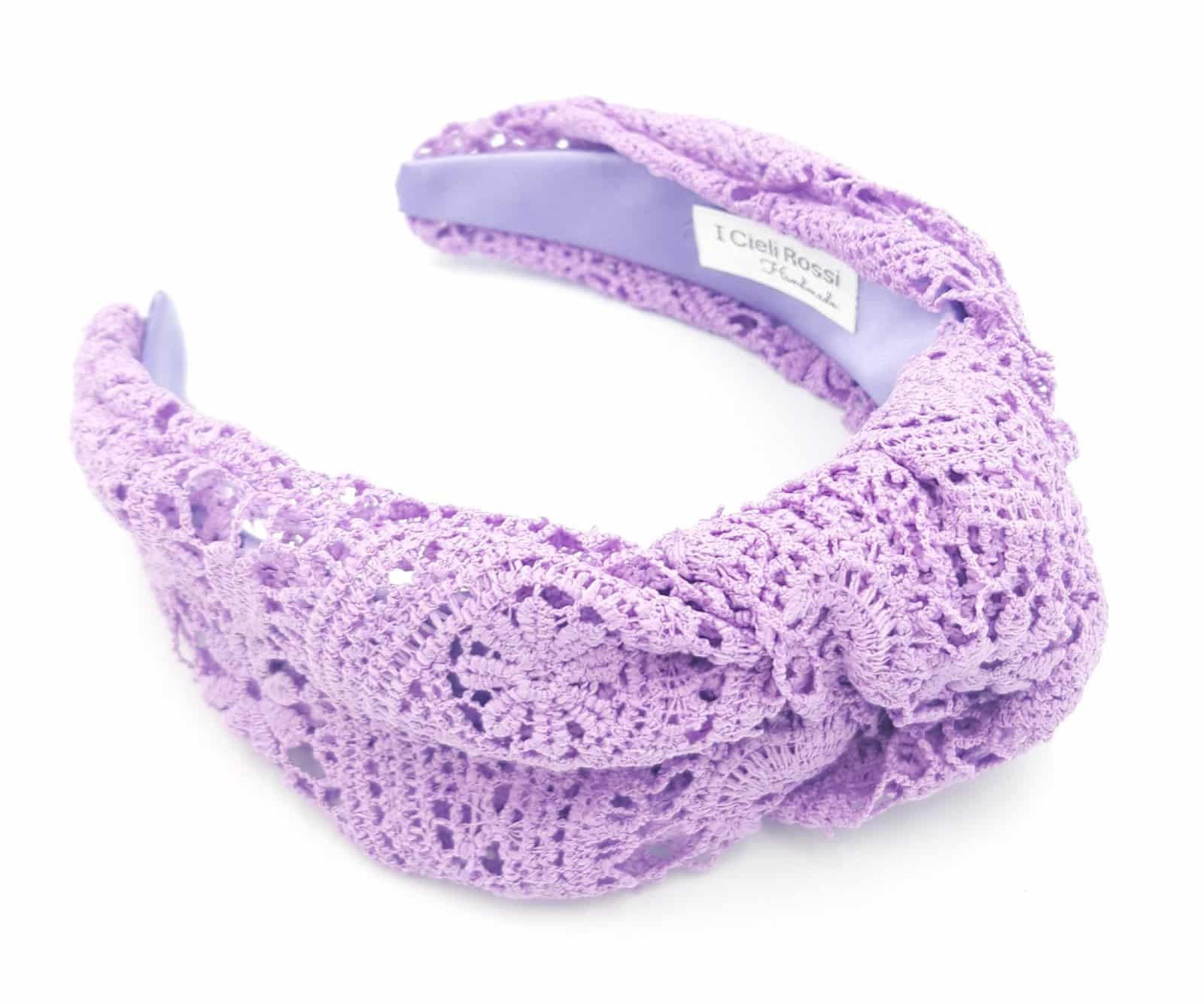 Στεκα Χειροποιητη Πλεκτη Με Κομπο Στην Κορυφη