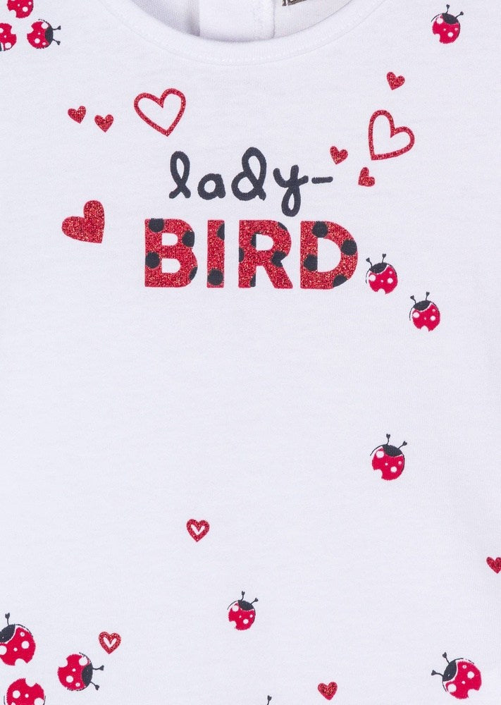 Losan Λευκο Φορεματακι Με Πασχαλιτσες