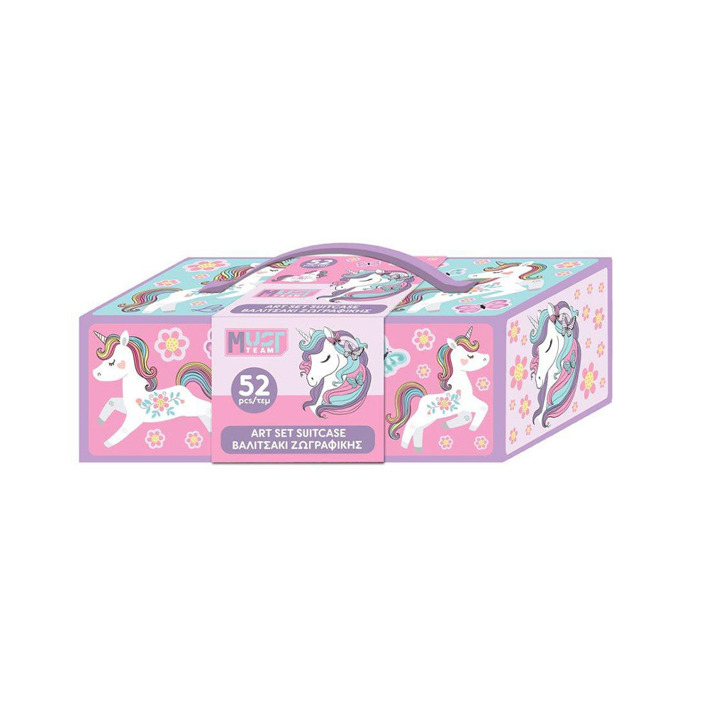Must Team Βαλιτσάκι Ζωγραφικής Lovely Unicorn 27,7Χ14Χ12,7 Εκ