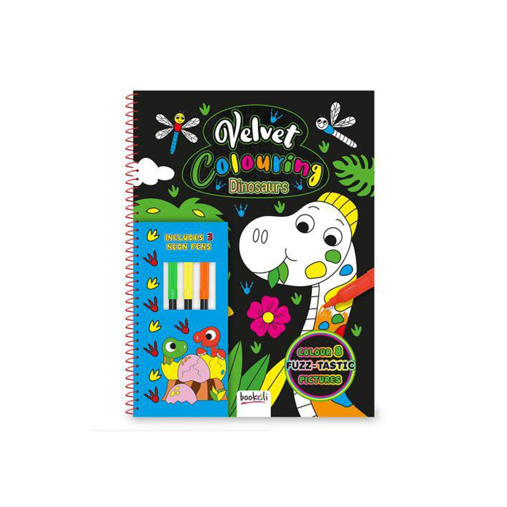 Velvet Colouring: Dinosaurs