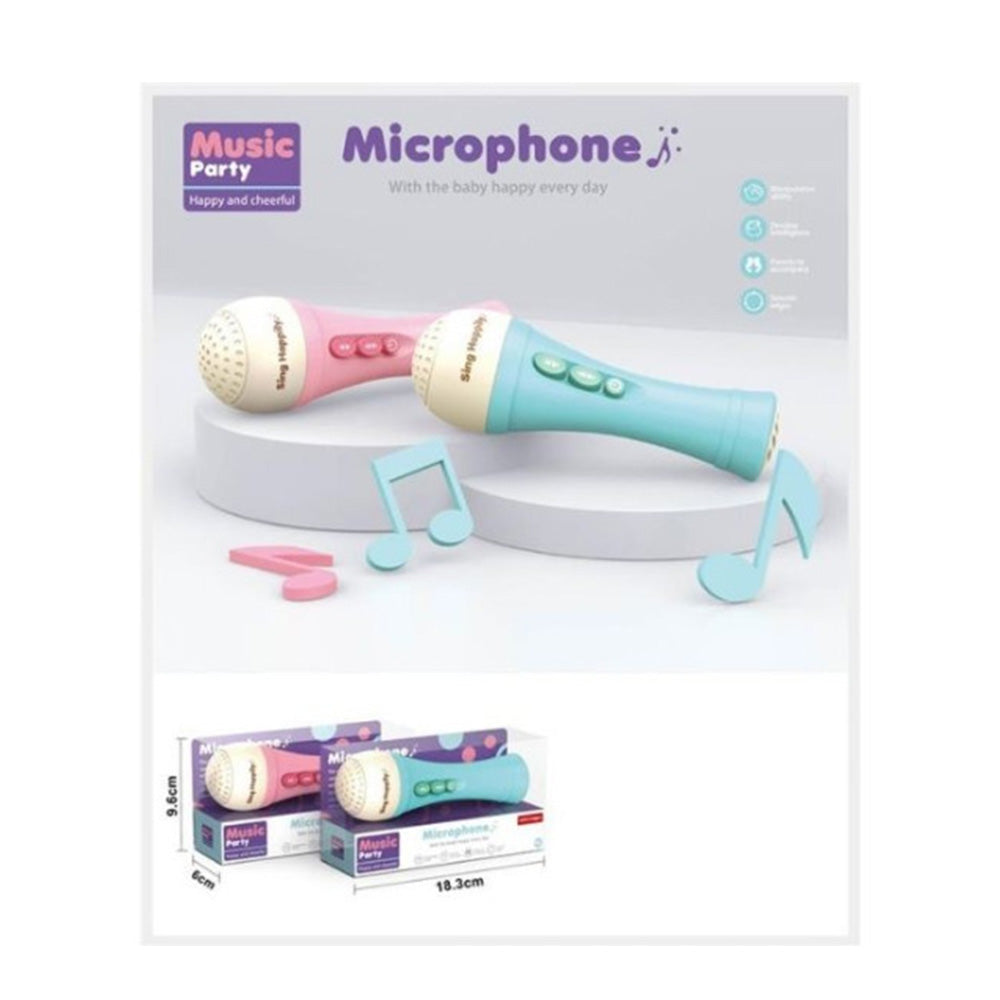 Βρεφικό Μικρόφωνο Music Party 18 Εκ 2 Χρώματα - 1 Τμχ
