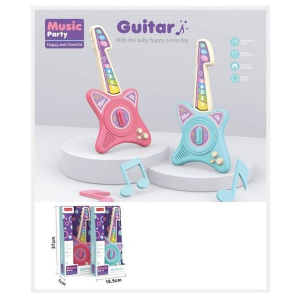 Βρεφική Κιθάρα Μπλε 35Εκ 
