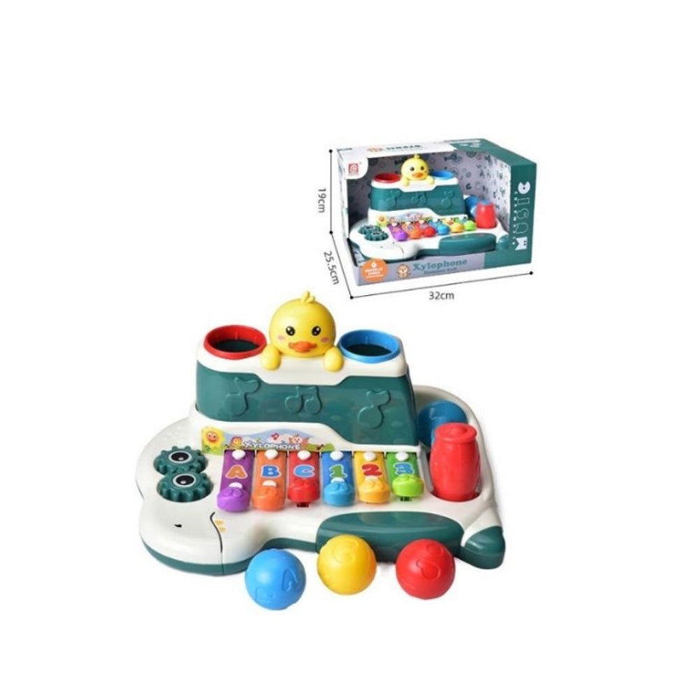 Βρεφικό Ξυλόφωνο Δραστηριοτήτων Παπάκι 31X24X18εκ