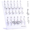Σκουλαρικι Αφαλου Belly With Cz Surgical Steel 316L