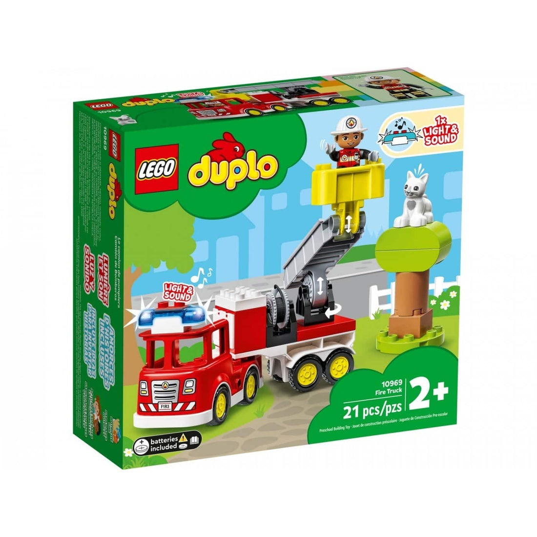 10969 Lego Duplo Fire Truck Πυροσβεστικο Φορτηγο