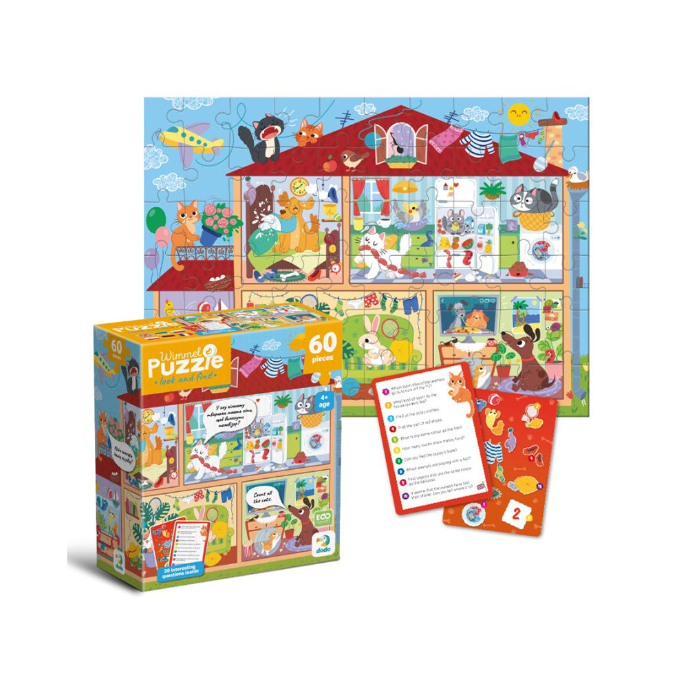 Dodo Puzze Wimmel Pets at Home – Κατοικίδια στο Σπίτι 60 Τμχ