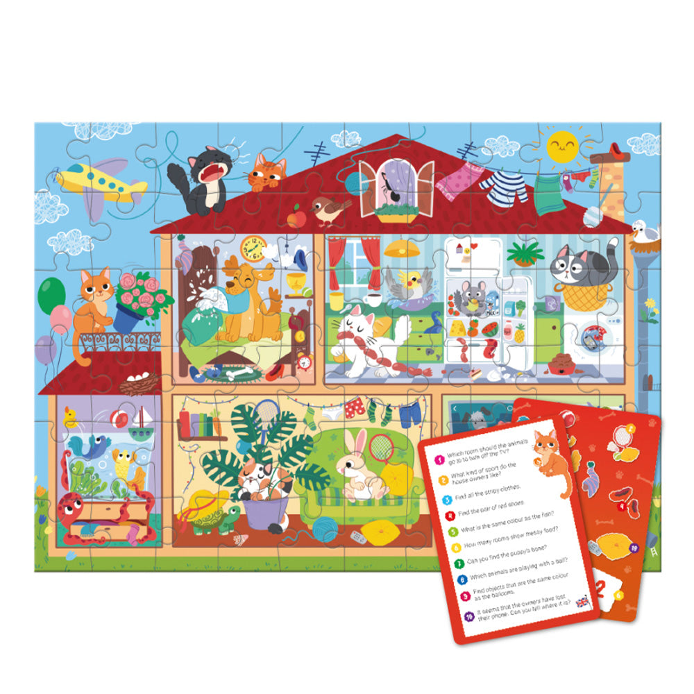 Dodo Puzze Wimmel Pets at Home – Κατοικίδια στο Σπίτι 60 Τμχ