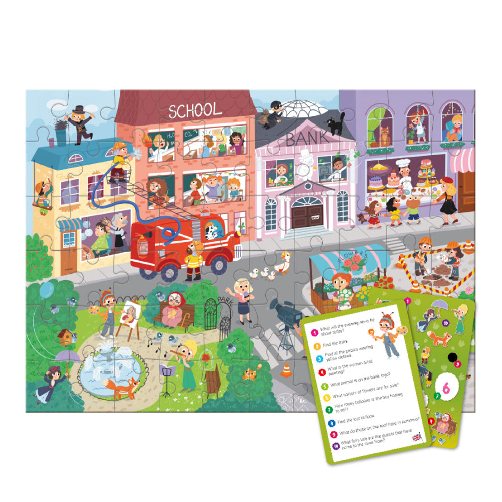 Dodo Puzzles Wimmel The Town of Professions – Η Πόλη με τα Επαγγέλματα 60 Τμχ